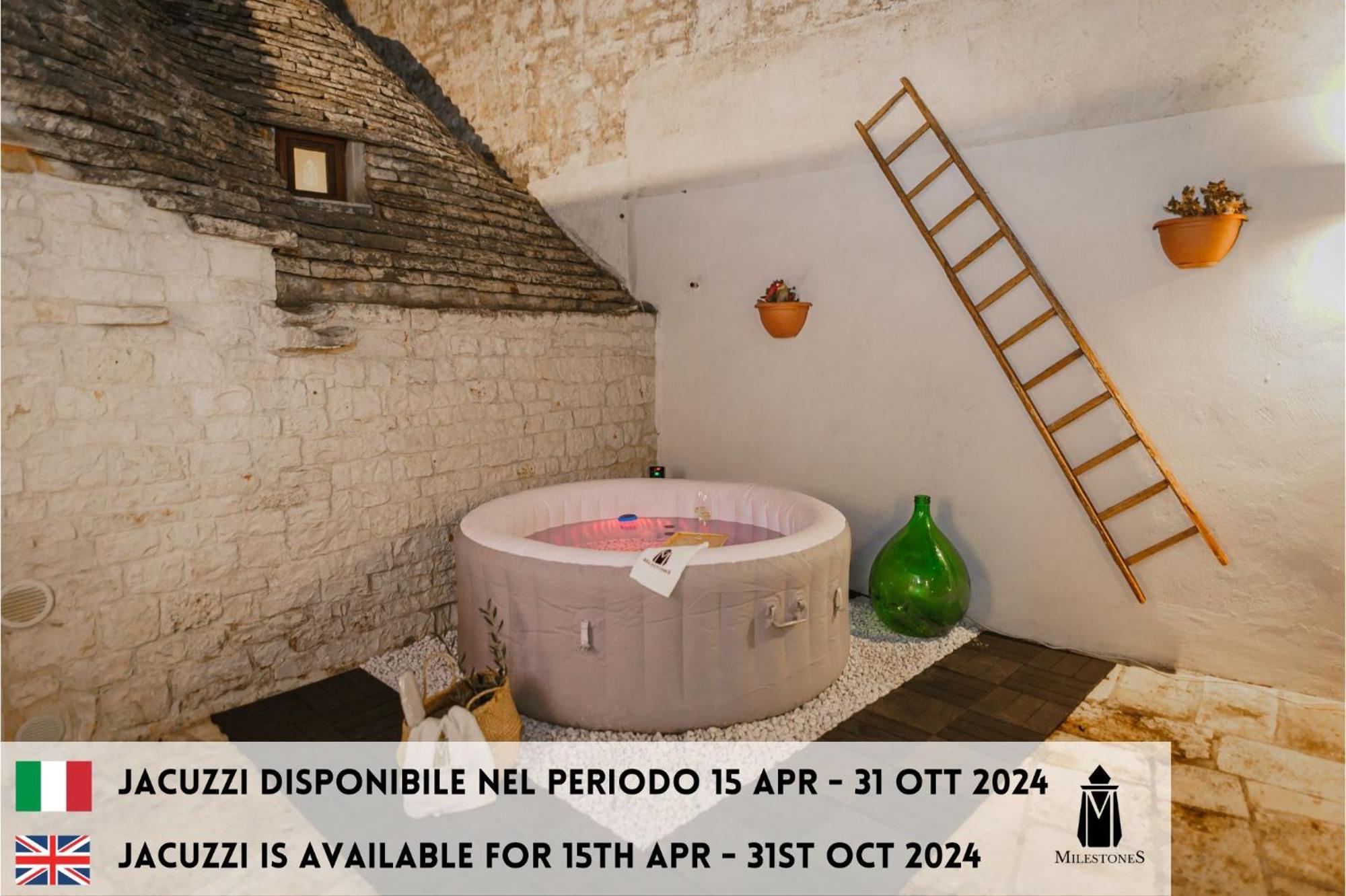 Milestones Modern Suite Trullo Jacuzzi Spa & Relax Alberobello Buitenkant foto
